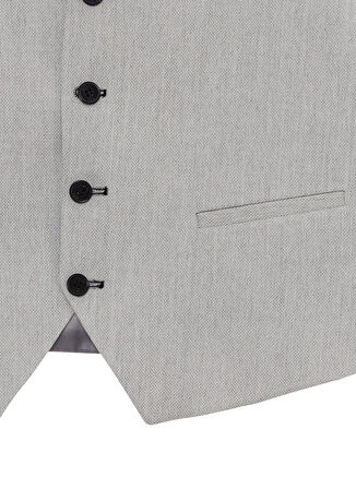 Süvari Normal Bel Slim Fit Saks Erkek Takım Elbise TK1020200163