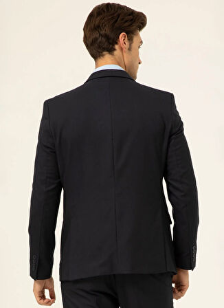 Süvari Normal Bel Slim Fit Lacivert Erkek Takım Elbise TK1000600259