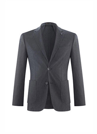 Süvari Normal Bel Slim Fit Siyah Erkek Takım Elbise TK1006900268