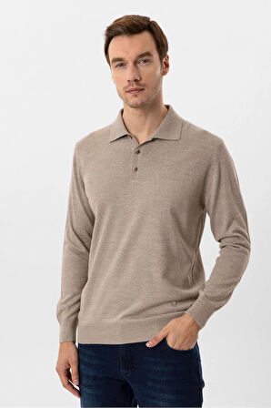 Polo Yaka Regular Düz Triko