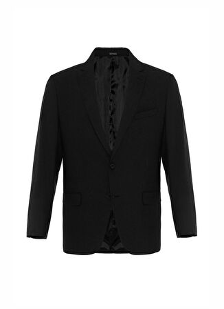 Süvari Standart Bel Regular Fit Siyah Erkek Takım Elbise TK1000400397
