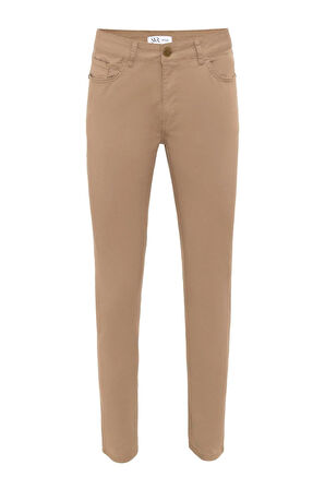 Slim 5 Cep Kalıp Düz Pantolon