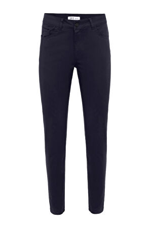 Slim 5 Cep Kalıp Düz Pantolon