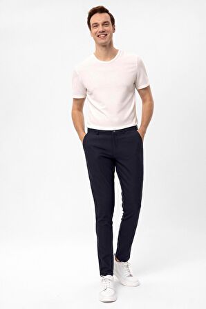 Süvari Slim Kalıp Desenli Jogger Pantolon