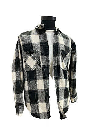 Köşeli Manşet Regular Kareli Gömlek