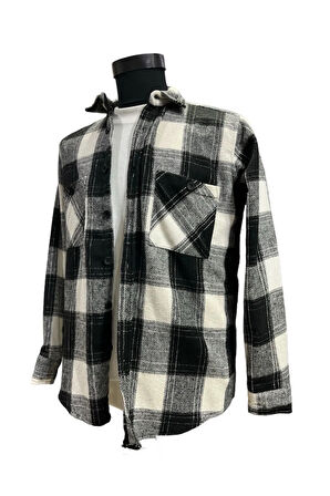 Köşeli Manşet Regular Kareli Gömlek