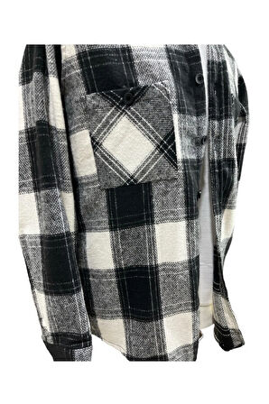 Köşeli Manşet Regular Kareli Gömlek