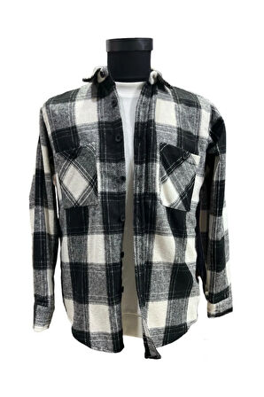 Köşeli Manşet Regular Kareli Gömlek