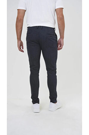 Slim Kalıp Armürlü Pantolon