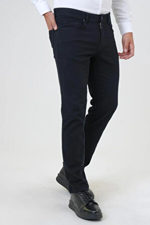 Slim Kalıp Armürlü Pantolon