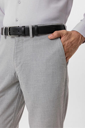 Slim Kalıp Desenli Pantolon