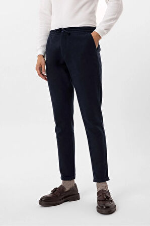 Slim Kalıp Armürlü Jogger Pantolon