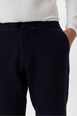 Slim Kalıp Armürlü Jogger Pantolon