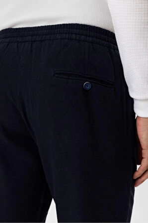 Slim Kalıp Armürlü Jogger Pantolon