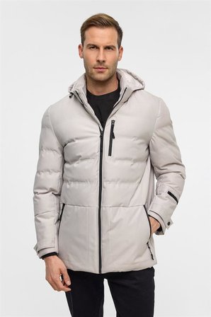 Bej Slim Cepsiz Mont