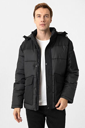 Slim Kalıp Kapitone Mont