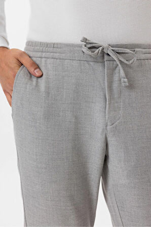 Slim Kalıp Armürlü Jogger Pantolon