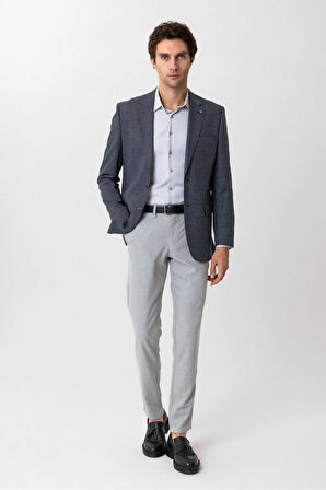 Regular Kalıp Armürlü Ceket