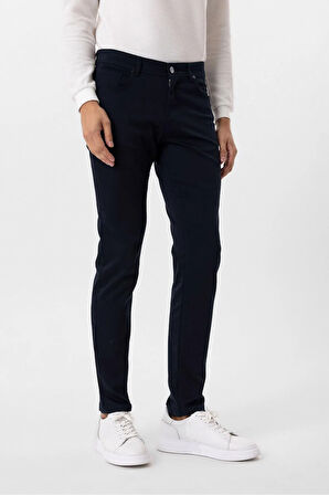Slim 5 Cep Kalıp Düz Pantolon