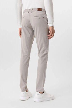 Slim Kalıp Armürlü  Erkek Kanvas Pantolon PN2020500619 TAŞ