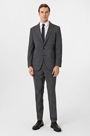 Regular Kalıp Desenli Takım Elbise