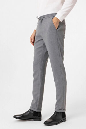 Slim Kalıp Düz Jogger Pantolon