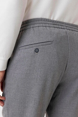 Slim Kalıp Düz Jogger Pantolon