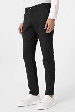 Slim Kalıp Armürlü Pantolon