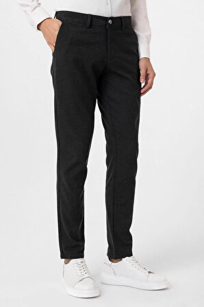 Slim Kalıp Armürlü Pantolon