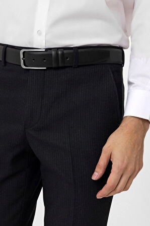 Slim Kalıp Desenli Pantolon
