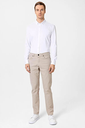 Slim Kalıp Armürlü Pantolon