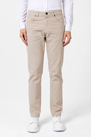 Slim Kalıp Armürlü Pantolon