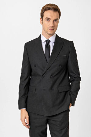 Slim Kalıp Düz Takım Elbise