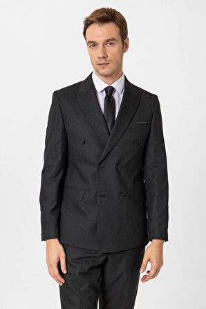 Slim Kalıp Düz Takım Elbise