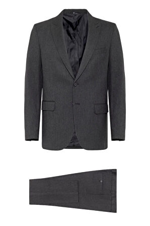 Regular Kalıp Desenli Takım Elbise