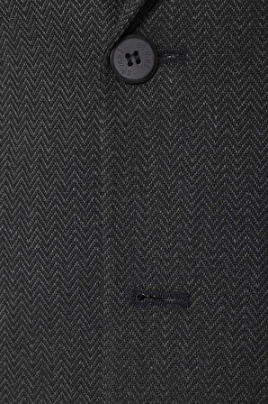 Regular Kalıp Desenli Takım Elbise