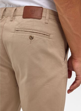 Süvari Bej Erkek Regular Fit Armürlü Pantolon PN2020500685