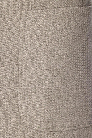 Slim Kalıp Desenli Ceket