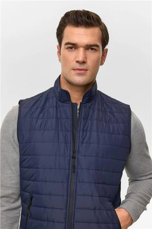 Lacivert Slim Dolum Mont