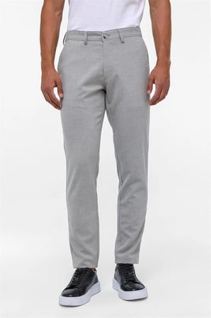 Gri Slim Klasik Pantolon