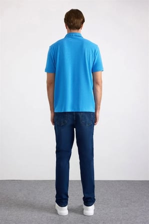 Mavi Regular Polo Yaka Tişört
