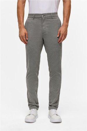 Siyah Slim Casual Pantolon