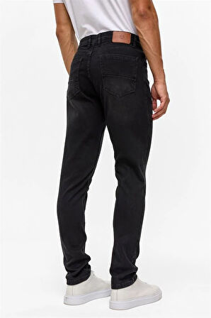 Gri Slim Denim Pantolon
