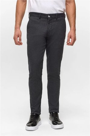 Siyah Slim Casual Pantolon