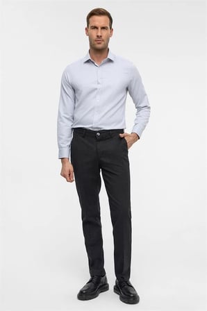 Siyah Regular Casual Pantolon