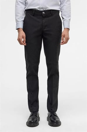 Siyah Regular Casual Pantolon