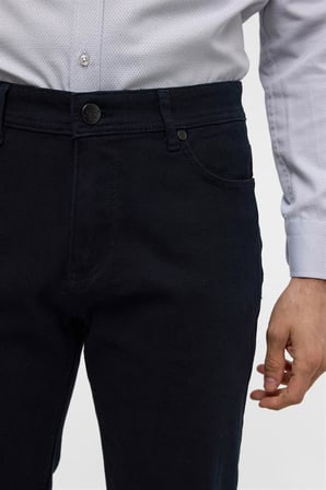 Lacivert Düz Casual Pantolon