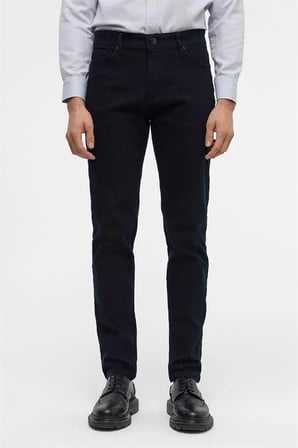 Lacivert Düz Casual Pantolon