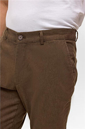 Kiremit Regular Armürlü Pantolon