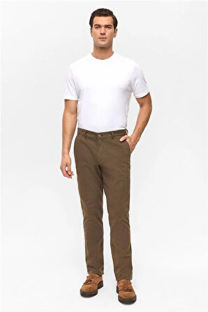 Kiremit Regular Armürlü Pantolon